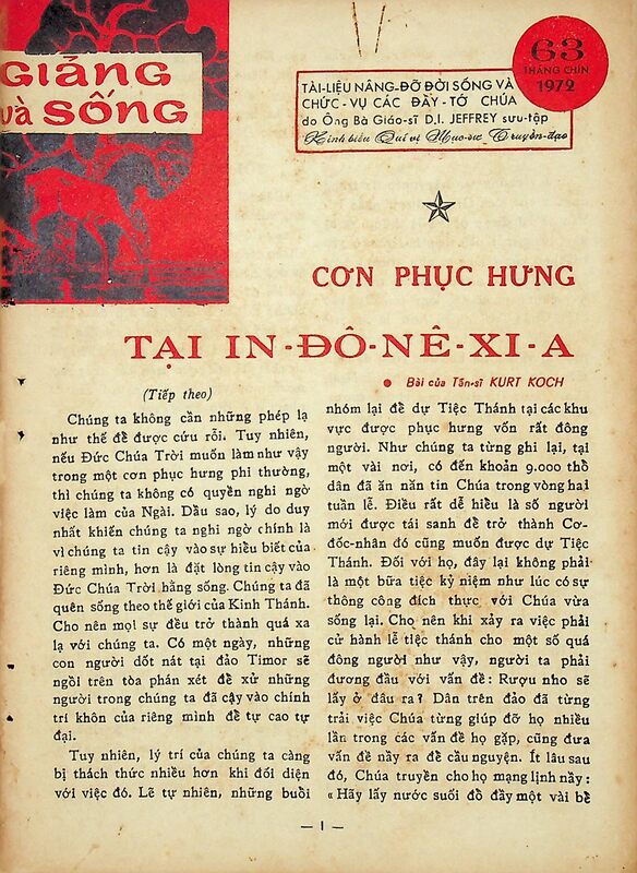 Giảng và Sống 63
