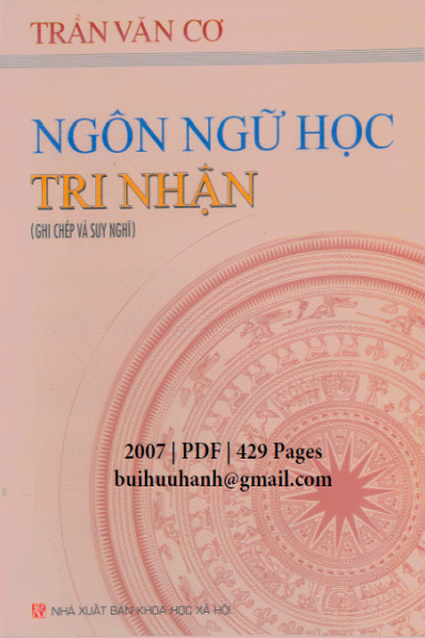 Ngôn ngữ học tri nhận: Ghi chép và suy nghĩ